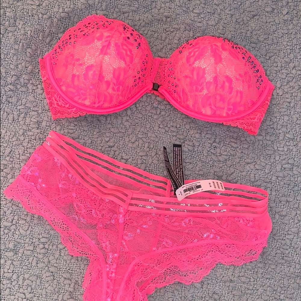 Hot pink lingerie brand new